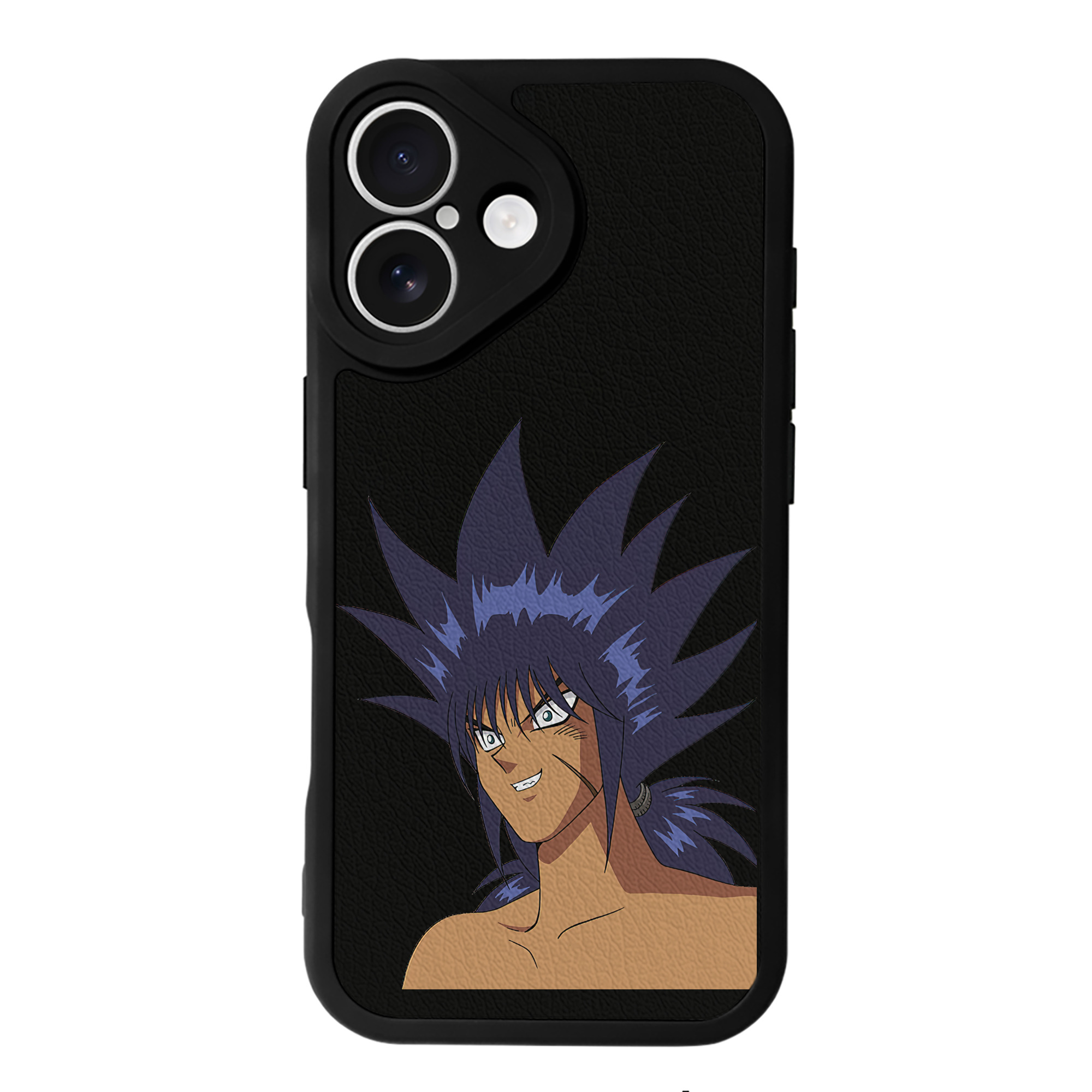 遊☆戯☆王 Yu-Gi-Oh! 【iPhone 16シリーズ対応】シリコンスマホケース（レザー調） 材質：シリコン